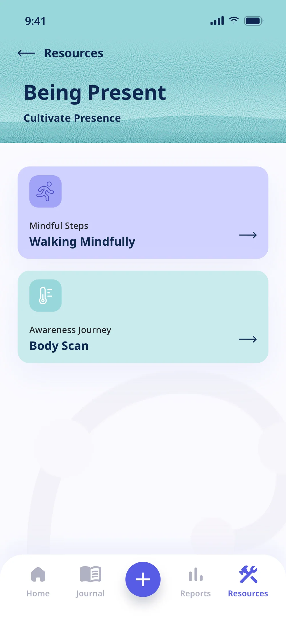Being Present: the collection with Walking Mindfully and Body Scan